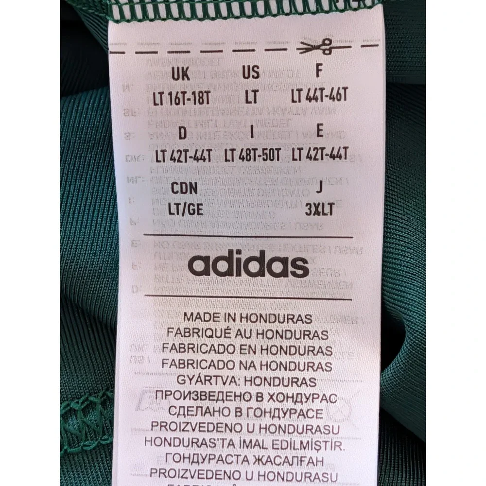 Adidas Miami Hurricanes Men's Large Tall Lightweight Hoodie Sweatshirt Green NWT